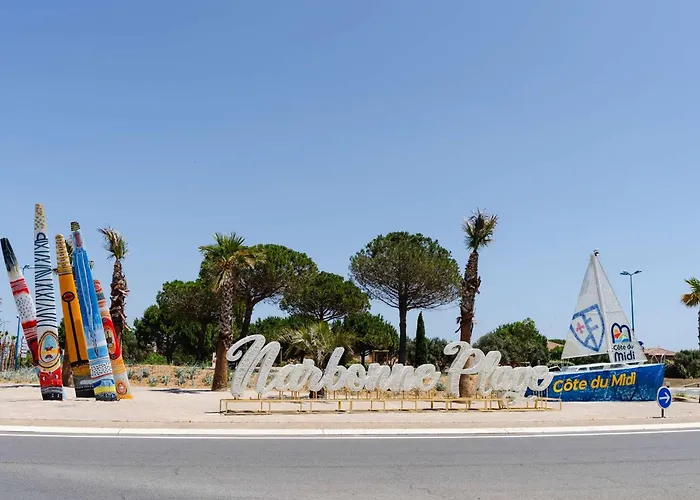 T2 En Rez-de-jardin, Front De Mer, 4 Pers. - - Fr-1-409-62 * Narbonne-Plage
